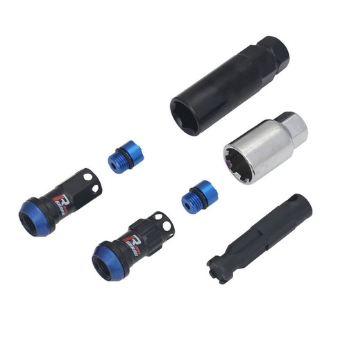 20Pcs M12X1.5/1.25 Racing Steel Composite Wheel Nut Close End Heavy Lug Nuts+Key - Picture 6 of 21
