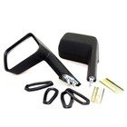 Fit Honda Accord SJ-SM 3D Hatchback Sedan 4D 1976–1981 Black Fender Mirrors Pair