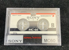 Sony MC-60 MC60 Microcassette Blank Cassette Tape 60 Min