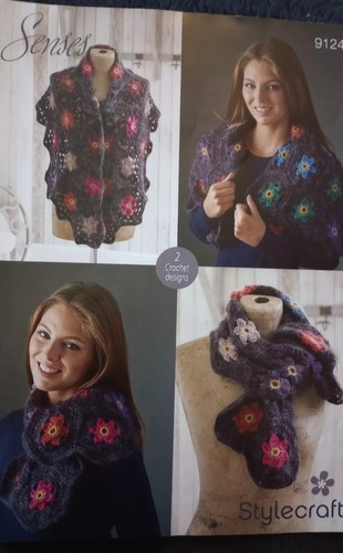 Stylecraft, Ladies Scarf And Shawl, Crochet Pattern - Picture 1 of 8
