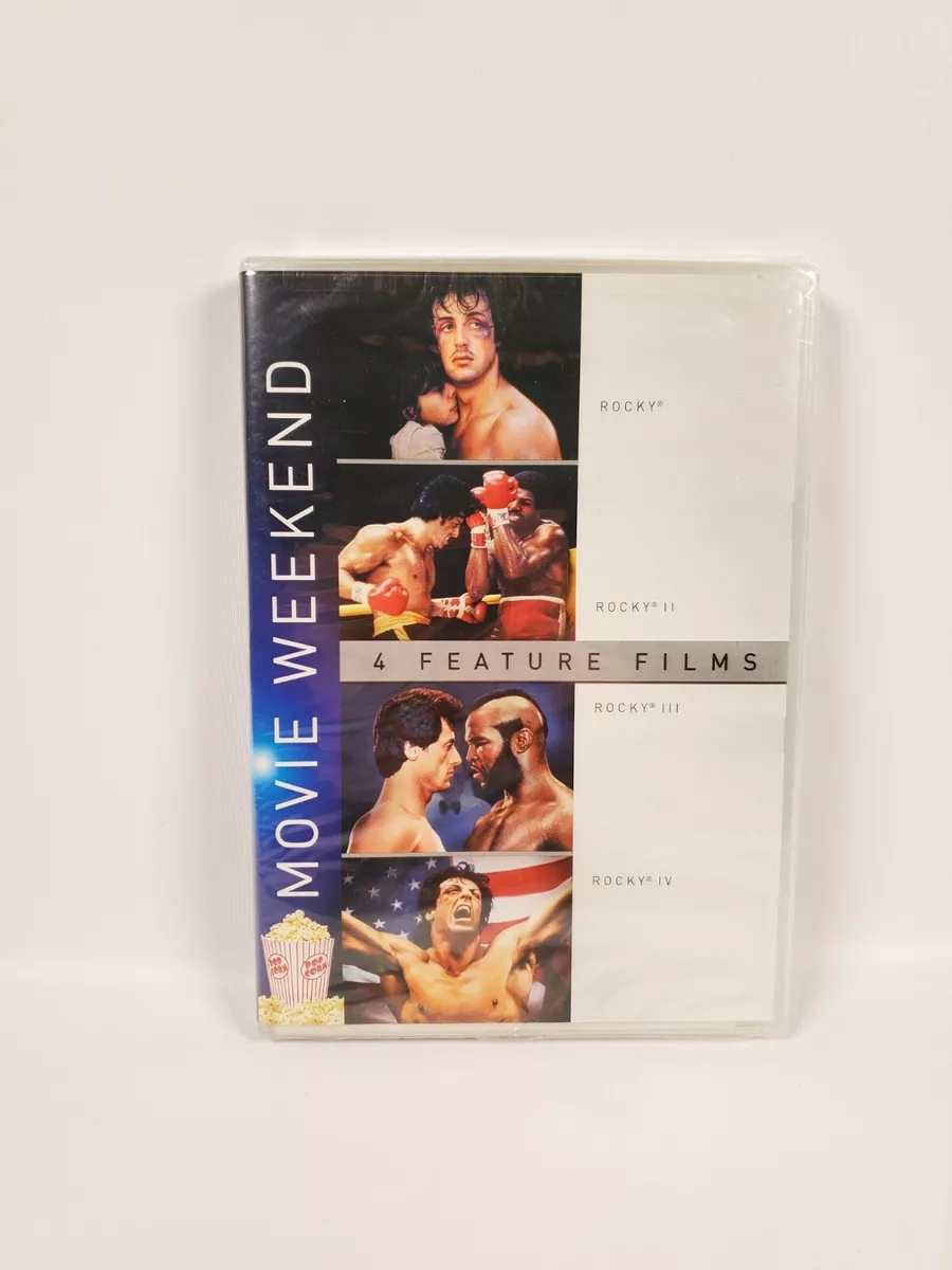 ROCKY MOVIE WEEKEND DVD 4 FEATURE FILMS ROCKY 1 4 eBay