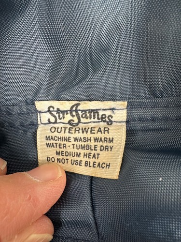 Vtg Emergency Medic Brigade Jacket Sir James Outerwear 3X Nylon Navy Blue - Picture 6 of 22