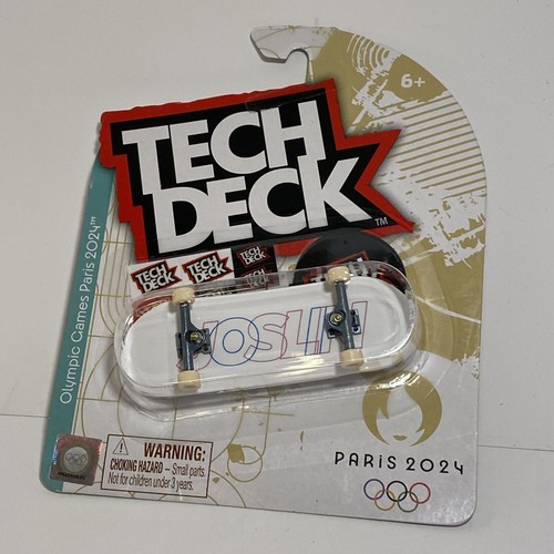 Tech Deck Paris Olympics 2024 Ultra Rare Chris Joslin Fingerboard w 33mm Trucks - Picture 13 of 13