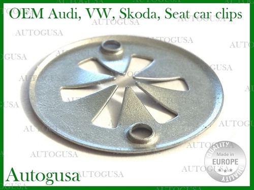 5x FORD VOLVO SOTTO COPERCHIO MOTORE CLIP DI MOUTING PROTEZIONE TERMICA PIASTRA CLIP 496 - Foto 2 di 5