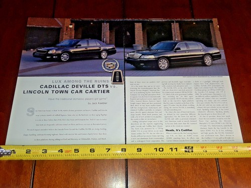 2002 CADILLAC DeVILLE DTS vs. 2003 LINCOLN TOWN CAR CARTIER ORIGINAL ARTICLE - Picture 4 of 12
