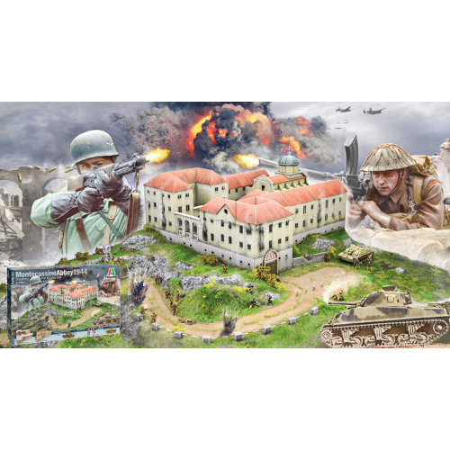 MONTECASSINO 1944 GUSTAV LINE BATTLE KIT 1:72 Italeri Kit Diorami Modellino - Foto 3 di 3