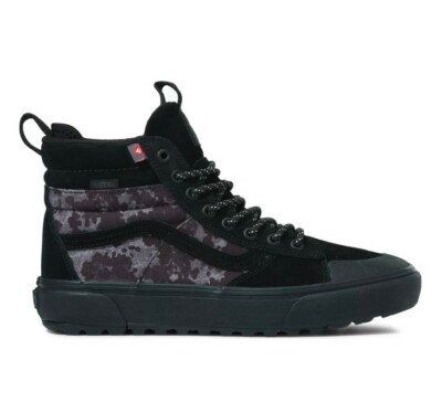 Vans Sk8-Hi MTE Men's Size-8 Black Camo All-Weather Water