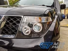Black LED Angle Eye Headlights for 04-11 Nissan Navara D40 PathFinder R51