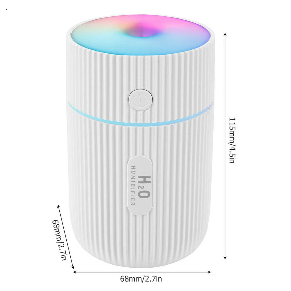 USB Mini Car Humidifier Oil Air Purifier Freshener Aroma Essential Diffuser - Image 3 of 4