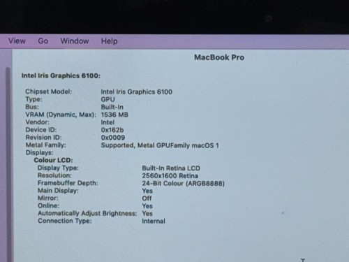 Apple MacBook Pro A1502 2015 13" Laptop Intel i5-5257U- 256GB / SSD 8GB - Silver - Picture 10 of 20