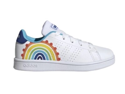 ADIDAS ADVANTAGE K ,GW2000, Unisex Kinder Freizeit Sneaker Sportschuhe ,Weiß,Neu