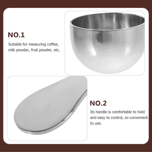 Coffee Measuring Spoon Spoons Cup Home Tablespoons Cups Stainless - Picture 4 of 12