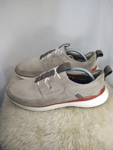 COLE HAAN MENS GRANDSPORT APRON TOE ATHLETIC SNEAKER SIZE 10.5 BEIGE - NICE SHOE - Picture 6 of 6