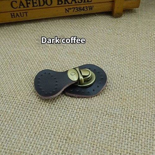 Leather Metal Push Lock Closure Clasp Replacement Fasteners DIY Bag Hardware - Picture 15 of 15