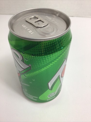 LATA DE REFRESCO 7-UP 325 ml Balal India parte superior sellada parte inferior abierta verde - Imagen 8 de 12