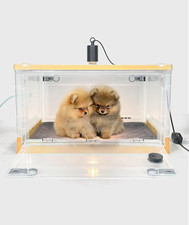 Puppy Incubators with Heatining and Oxygen Tube for Newborn Animals. Incubator f