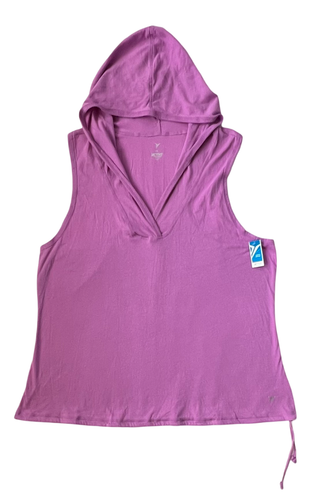 NWT New Old Navy Women's Sleeveless Active Workout Tank Top Shirt Hoodie Sz XXL - Picture 2 of 7