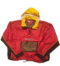 Vintage Tommy Hilfiger XL Jacket Windbreaker Streetwear Mesh 90s Fold Away