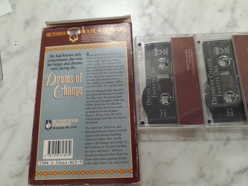Drums Of Change By Janette Oke Bethany Audio Book Cassettes 1996 - Picture 2 of 10