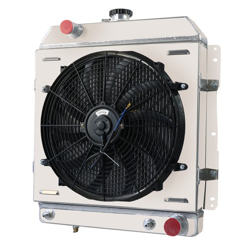 4 Row Radiator Shroud Fan Relay For 1958 Chevrolet Caprice Impala Belair V8 - Imagen 2 de 12