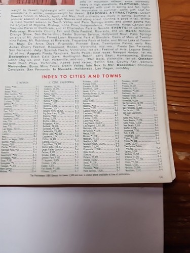 Conoco Touraide USA Travel Guide Maps Spiral Bound Map 1952 Vintage JRR4 - Picture 5 of 11