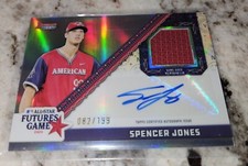 2024 Bowman’s Best Spencer Jones All-Star FUTURES GAME /199 AUTOGRAPH YANKEES 