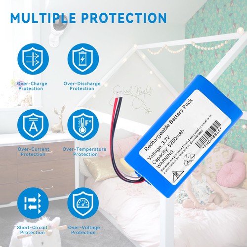 Baby Monitor Battery for Eufy Spaceview Pro Baby Cam T8321-M  - Picture 6 of 7