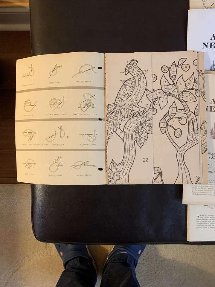 1961-1962 Complete Woman’s Day Needlework Series 1-12 Story Of American Needle - Image 3 of 4