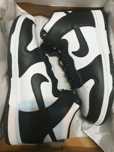 Nike Dunk High Black White 2021, Trainers Shoes, UK 7 / EU 41 / US 8,RRP £299 - Afbeelding 9 van 10
