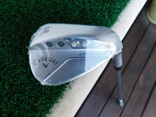 Callaway JAWS RAW CHROME 58.10S Lob Wedge w/ True Temper DG Stiff Flex - Picture 2 of 9