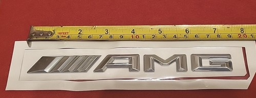 8 X AMG EDITION MERCEDES Side Wing Fender Badges + Boot Bonnet Wheel Back Job - Picture 2 of 18
