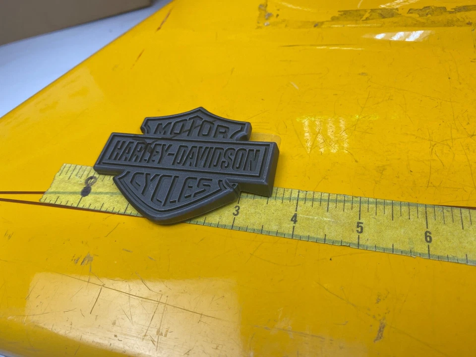 HD OEM Genuine Harley Fuel Tank Emblem Right Side Sportster 49ers Blems - Image 3 of 4