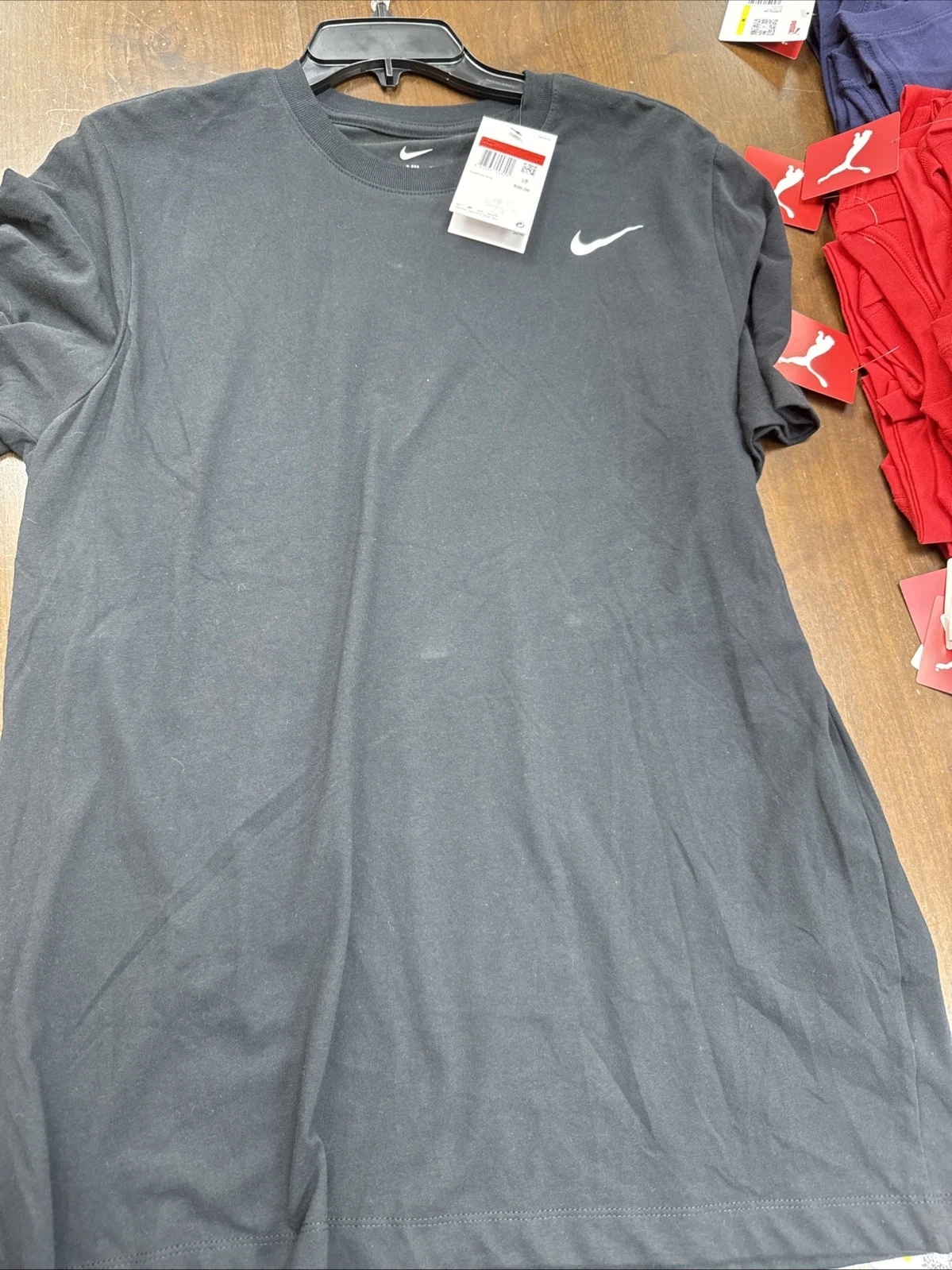 NIKE Men's Dri-Fit Short Sleeve Casual Active T Shirt Black Large NWT
