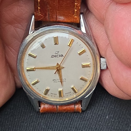 Enicar Ultrasonic Swiss Mechanical St.SteelMen's Watch - Foto 3 di 4