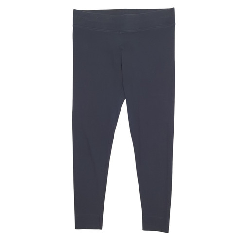 M&S Stretch Fit Leggings Jogger Trousers Polyester Black Womens 12 - Picture 1 of 6
