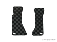 P2M for Chevrolet Corvette C4 1984-96 Race Floor Mats : Dark Grey