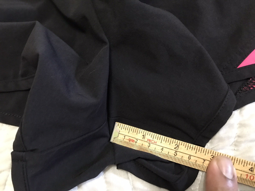 Fila Sports Women’s Running Shorts Lined Zip Pocket Black Size L Lightweight - Picture 6 of 9