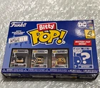Funko Bitty Pop! DC Batman Robin Scarecrow Mystery 4-Pack w/ Display Shelf