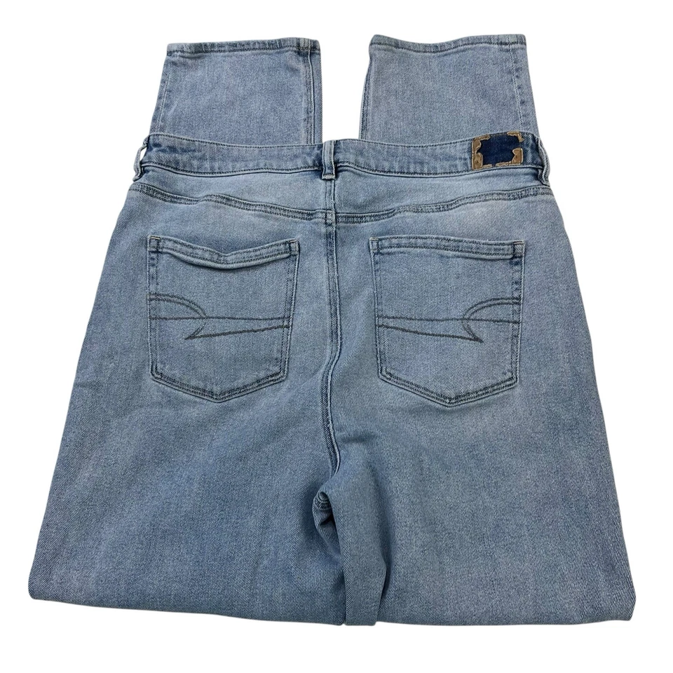 American Eagle Mom straight leg jeans Women's size 14 Long - Image 2 of 4