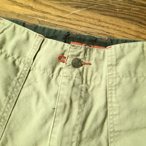 RARE GRAIL Independent Trucks Khaki Skater Pants Crazy Details - Tag 34 Meas 33 - Bild 2 von 13