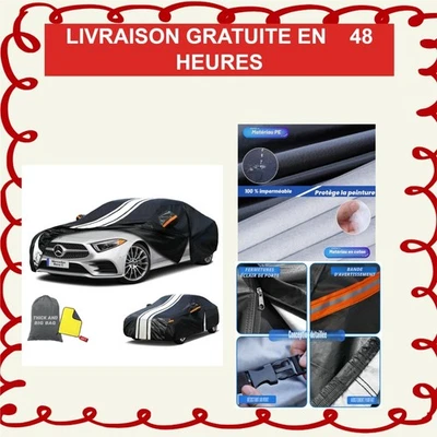 Cowtcver Housse de Voiture Imperméable pour Mercedes-Benz Classe C 2007-2026 - Photo 1/4