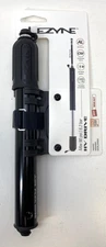 new bicycle LEZYNE HV DRIVE High Volume Mini Pump w/ frame bracket