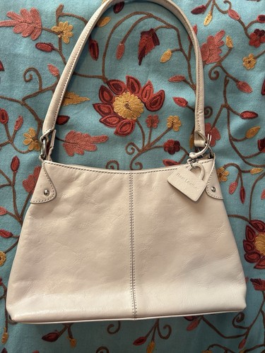 MARKS & SPENCER HELLROSA LEDER ACHSEL HANDTASCHE ACHSELTASCHE M & S