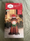 Highlander Cow Christmas Inflatable Gemmy Holiday Time Scottish Airblown 3.5'