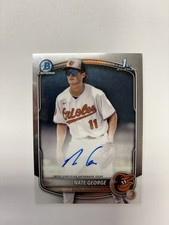 Nate George 2025 Bowman Chrome #CPA-NG Auto Rookie 1st RC