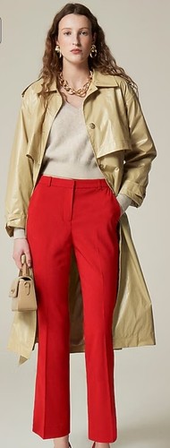 Nwt J. Crew Rain-or-Shine Trench Coastal Khaki Medium  - Picture 6 of 13