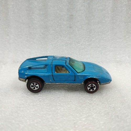 Mercedes Benz C-111 Blue 1970 1973 Redline Hot Wheels Mattel VTG Enamel - Picture 5 of 15