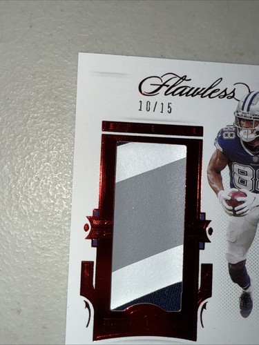 CEEDEE LAMB 2021 PANINI MAKELLOS COWBOYS PATCH RED HOLO 10/15 - Bild 8 von 12