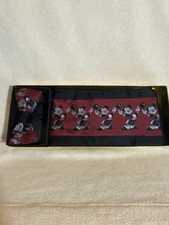 Vintage Disney Balancie Mickey Mouse Cummerbund and Bow Tie Set 100 Silk USA