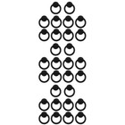 3 PCS Möbel Knöpfe Schrank Türgriff Schranktürgriffe Zinklegierungsknöpfe